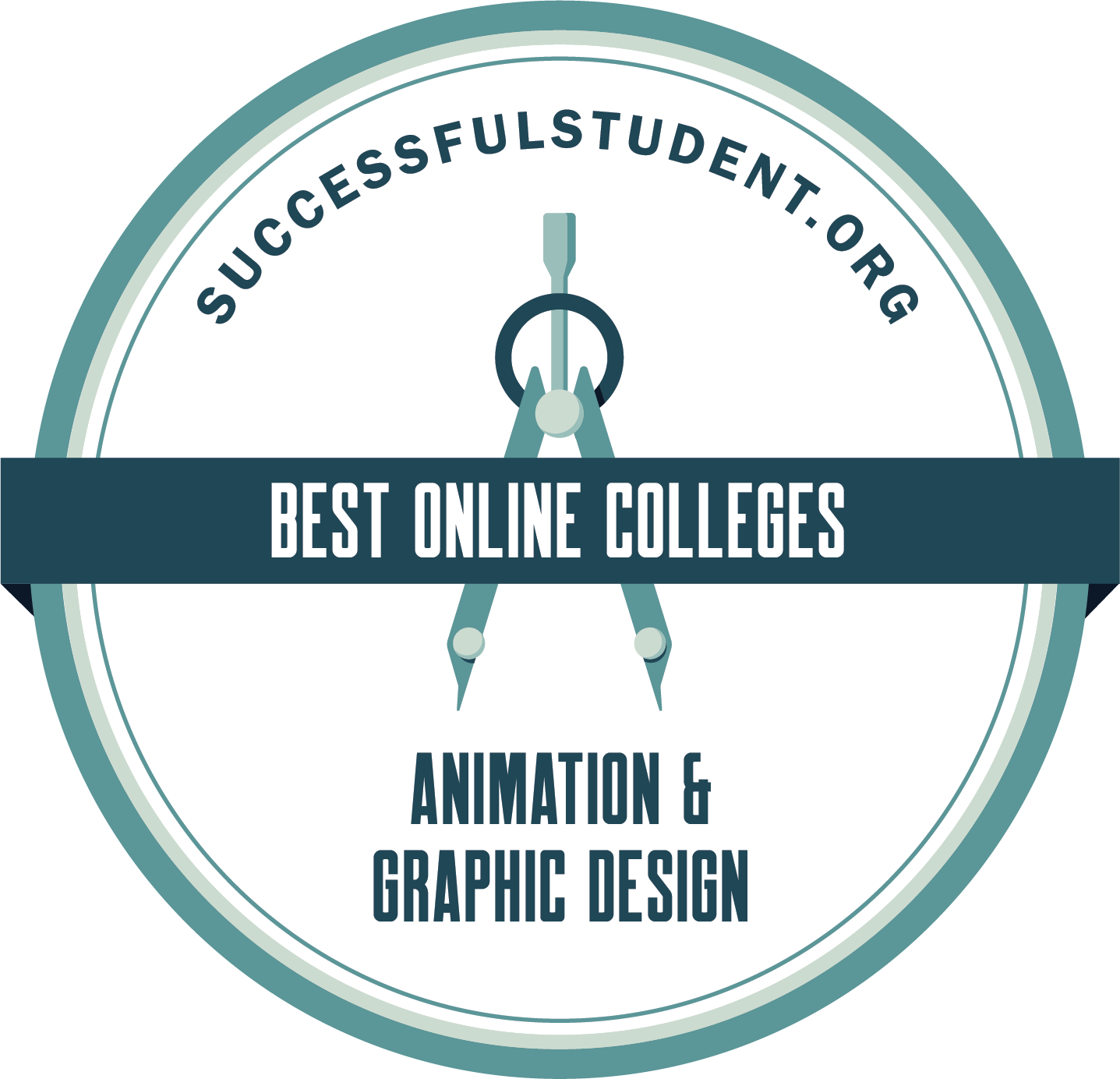 The Best Online Animation and Graphic Design Colleges's Badge