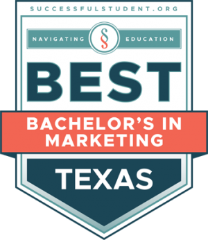 The Best Bachelor's in Marketing in Texas Badge