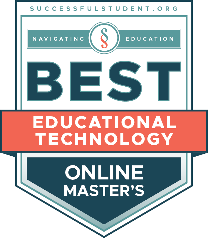 The Best Online Master’s in Educational Technology's Badge