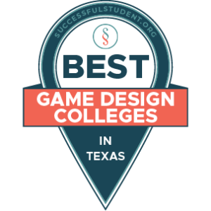 The Best Game Design Colleges in Texas Badge
