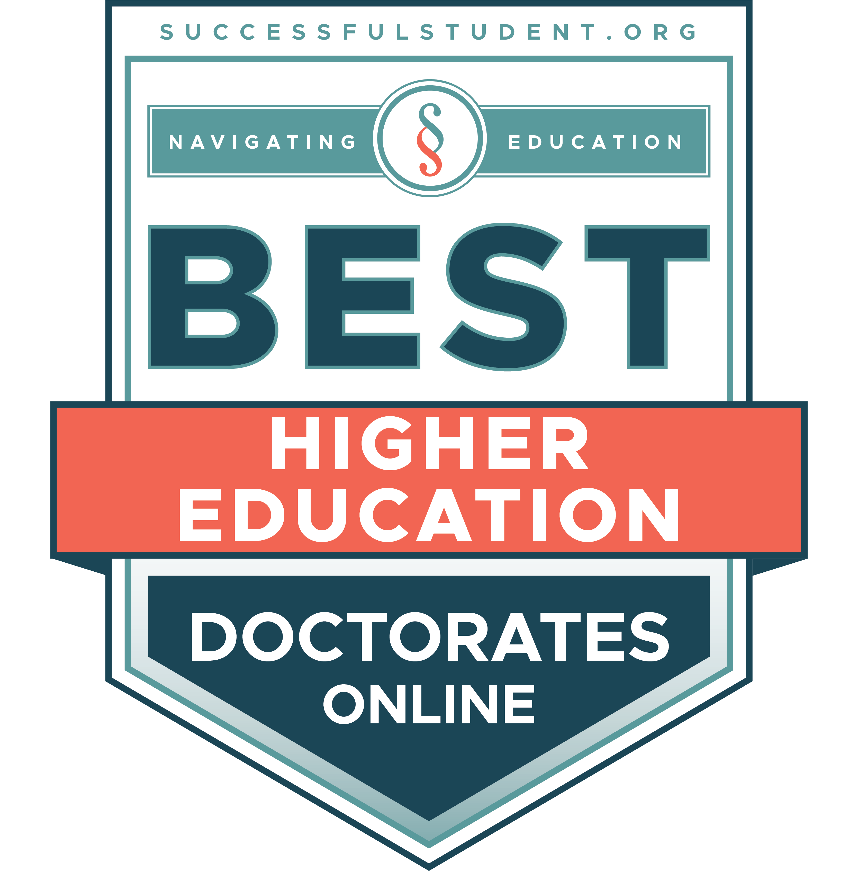 The Best Online EdD Higher Education Administration Programs's Badge