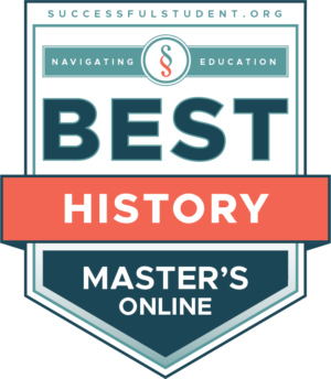 Best Master's in History Degree Programs Badge