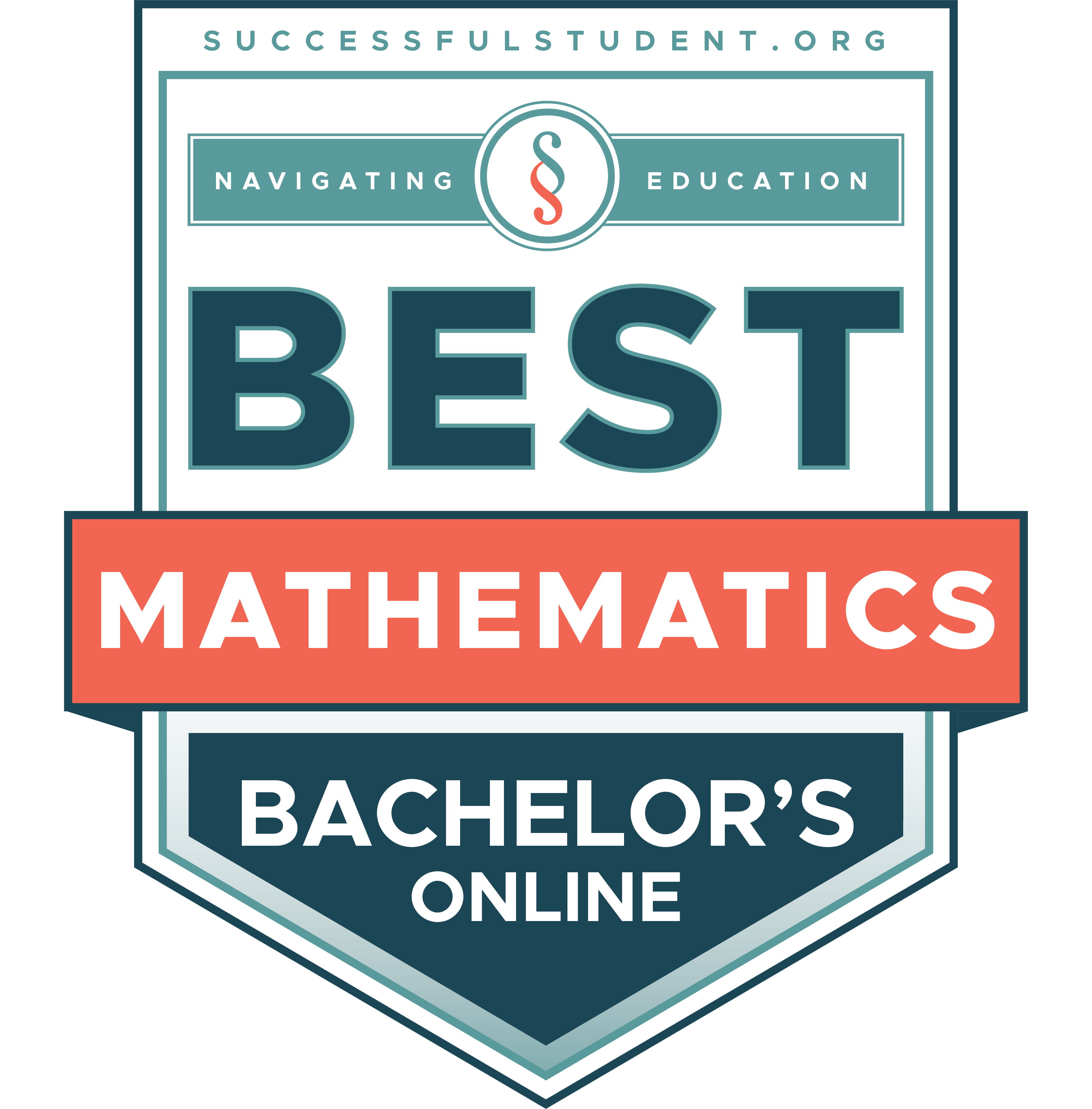 The Best Online Bachelor’s in Mathematics's Badge