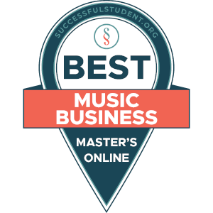 The Best Online Master’s in Music Business's Badge