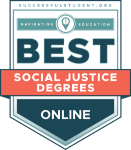 The Best Online Social Justice Degrees Badge