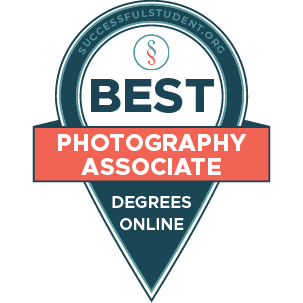 The Best Online Associate’s Degrees in Photography's Badge