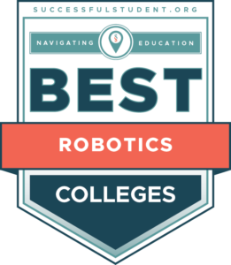 the best robotics colleges badge