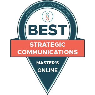 The Best Online Master’s Degrees in Strategic Communications's Badge