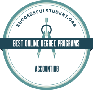 The Best Online Accounting Degree Programs Badge