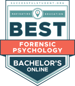 The Best Online Bachelor's in Forensic Psychology Degree Programs's Badge