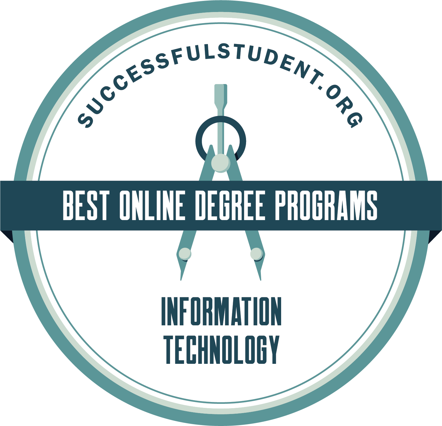 The Best Online Master’s in Information Technology's Badge