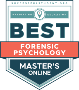 The Best Forensic Psychology Master's Degrees Online Badge